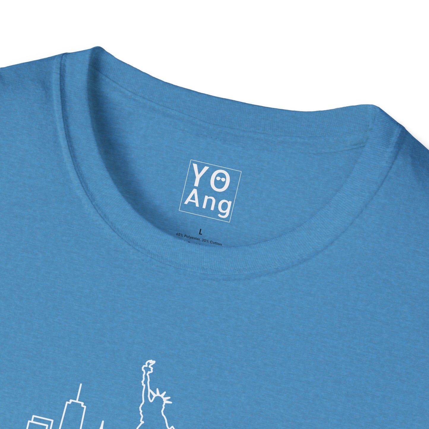 NYC Skyline • YO Ang NYC • Softstyle T-Shirt