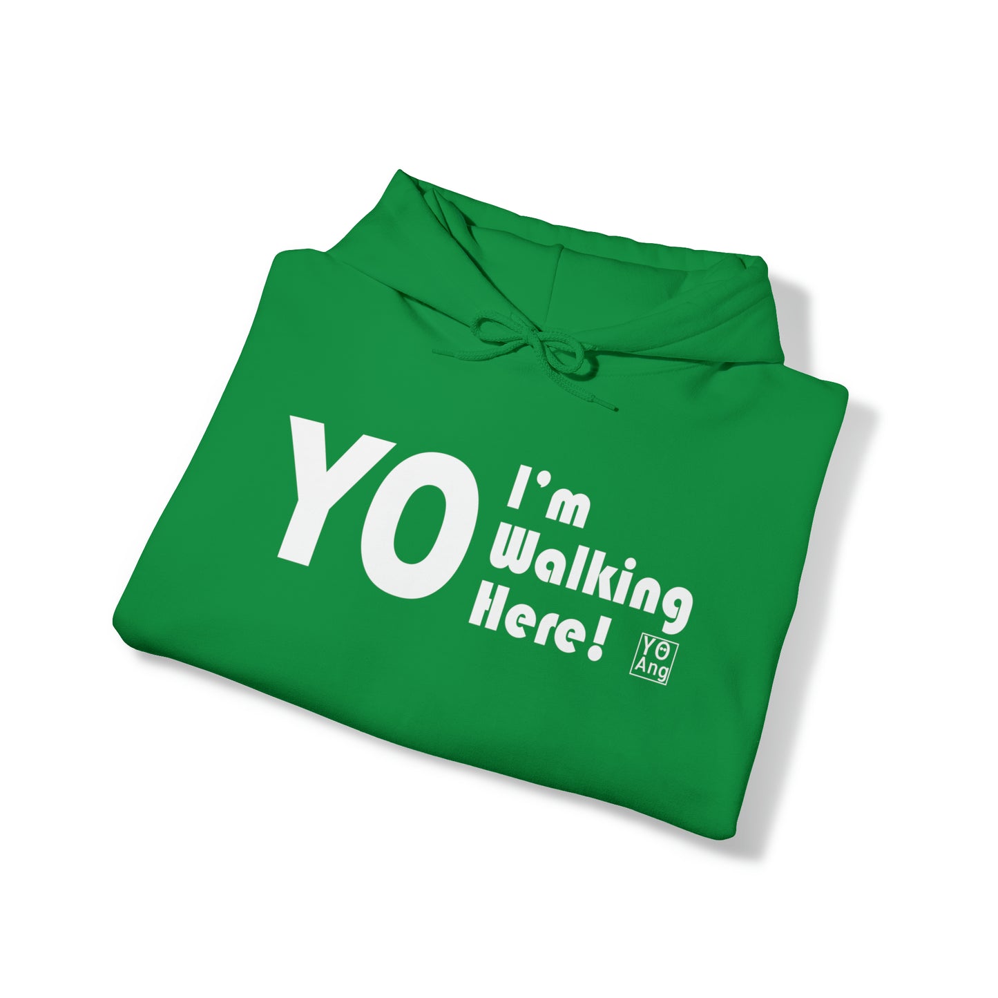 YO I'm Walking Here! • YO Ang NYC • Heavy Blend™ Hoodie Sweatshirt