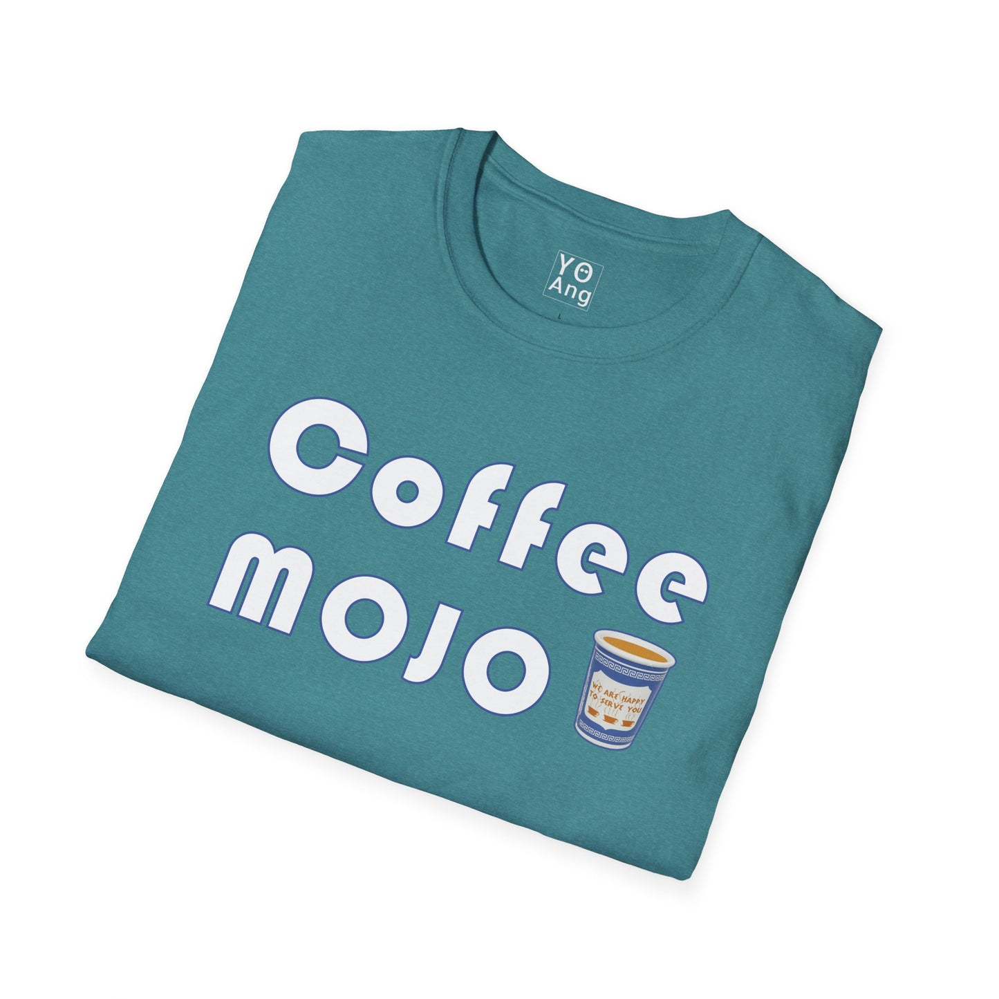 Coffee MoJo • YO Ang • Unisex Softstyle T-Shirt