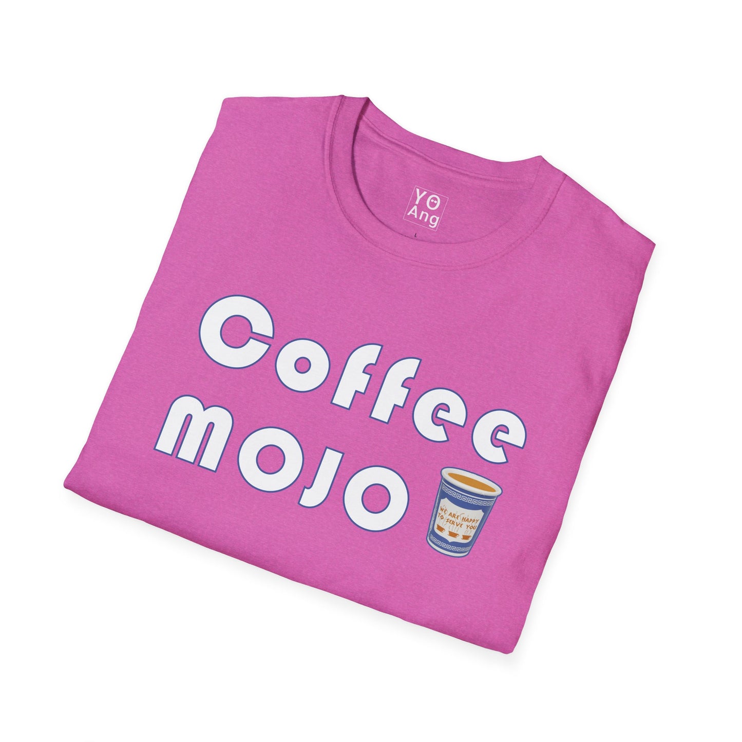 Coffee MoJo • YO Ang • Unisex Softstyle T-Shirt