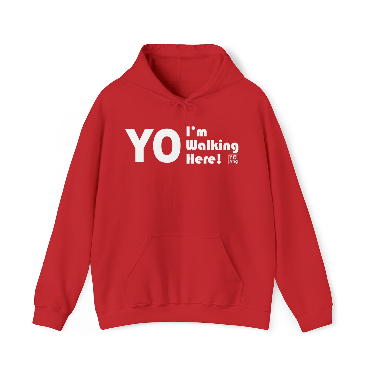 YO I'm Walking Here! • YO Ang NYC • Heavy Blend™ Hoodie Sweatshirt