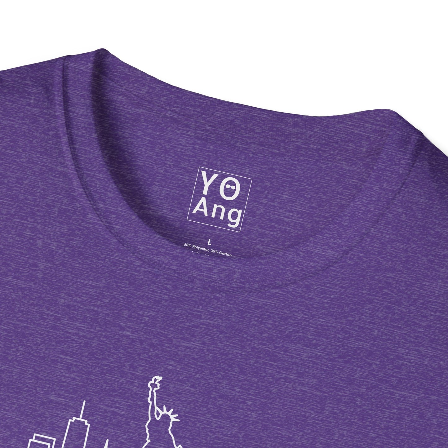 NYC Skyline • YO Ang NYC • Softstyle T-Shirt