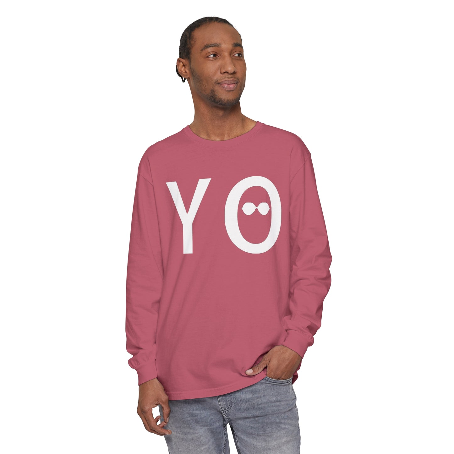 YO • YO Ang • Garment-dyed Long Sleeve T-Shirt