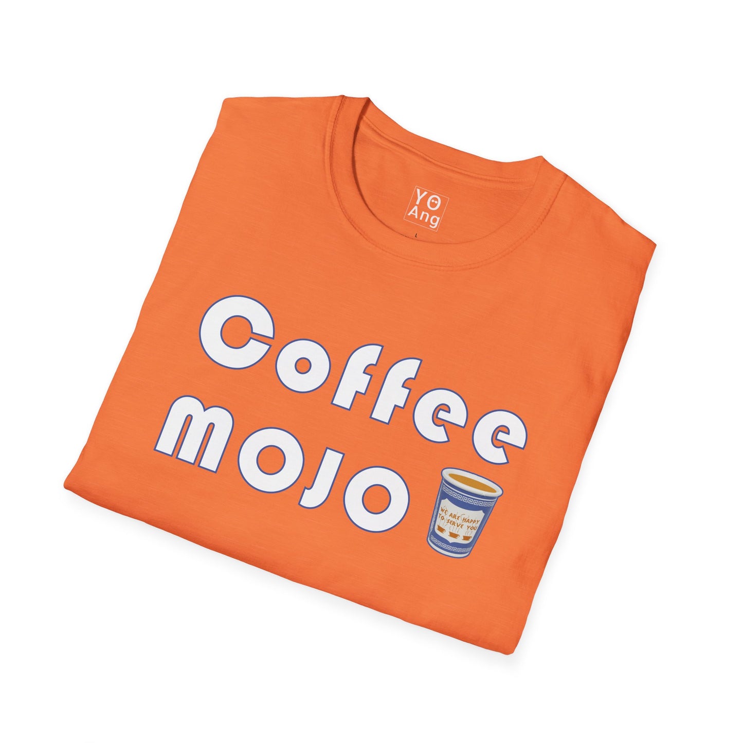 Coffee MoJo • YO Ang • Unisex Softstyle T-Shirt