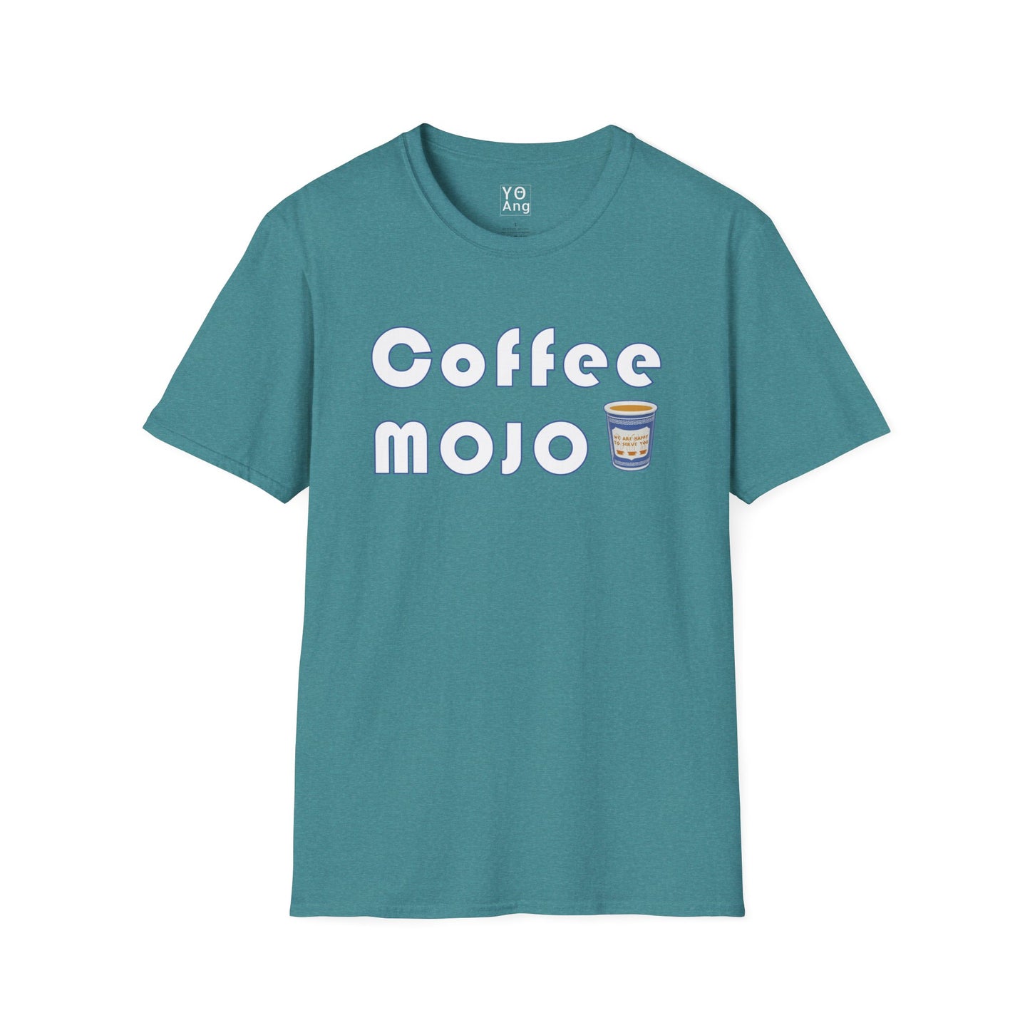 Coffee MoJo • YO Ang • Unisex Softstyle T-Shirt