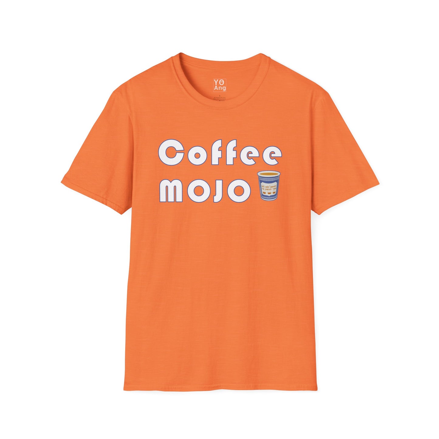 Coffee MoJo • YO Ang • Unisex Softstyle T-Shirt