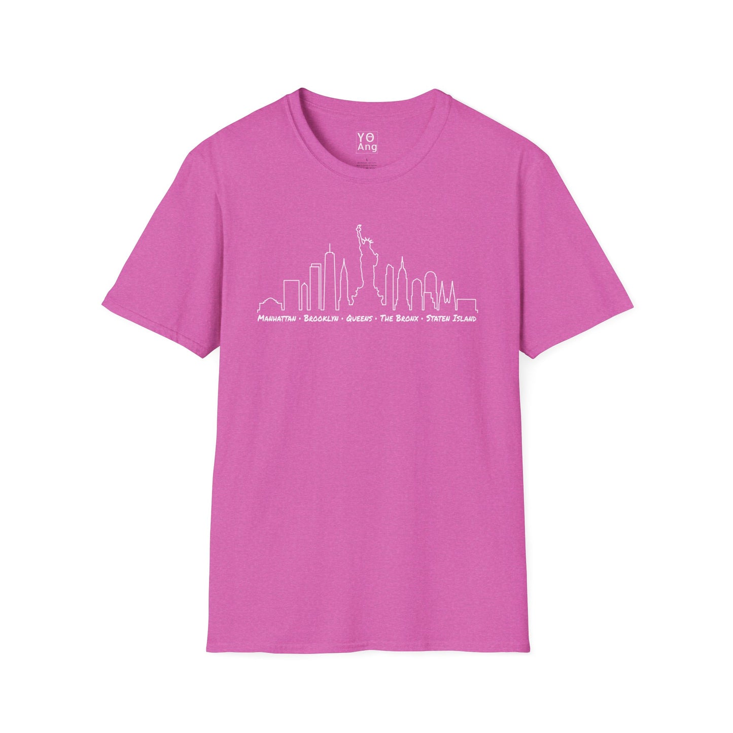 NYC Skyline • YO Ang NYC • Softstyle T-Shirt