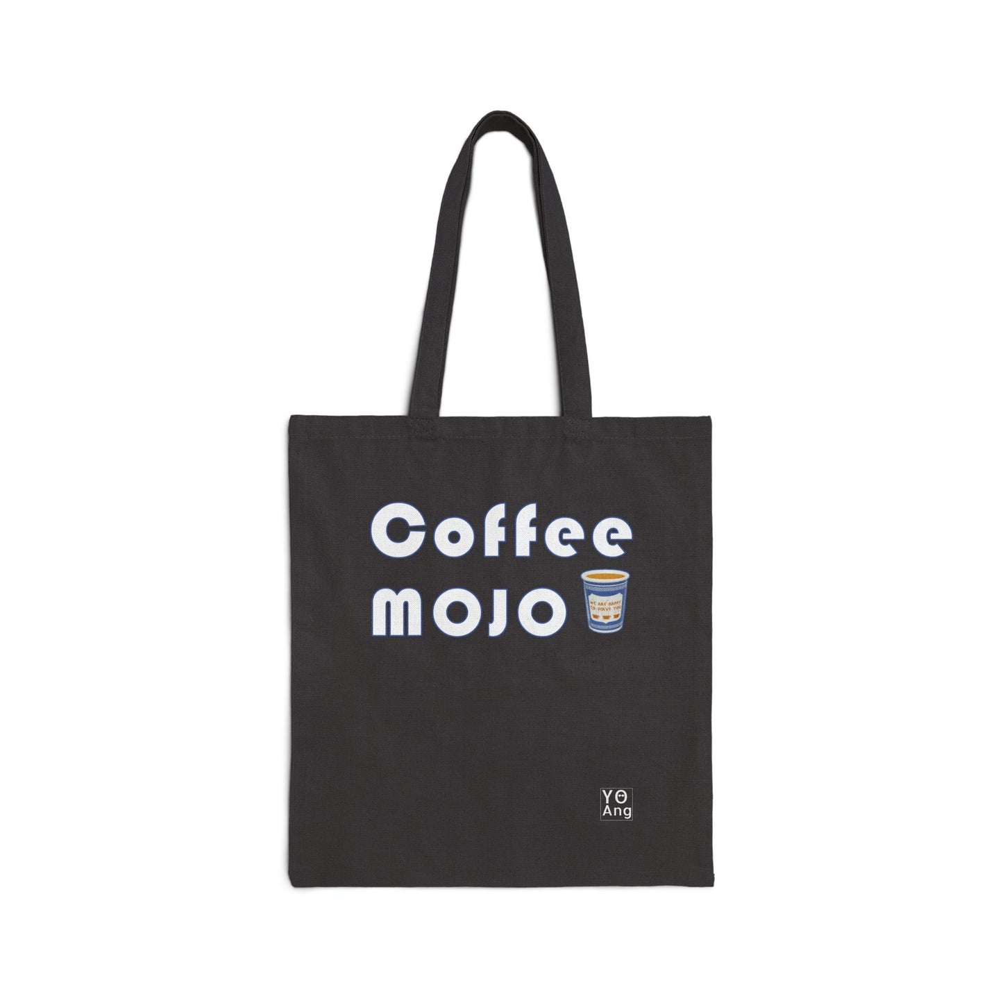 Coffee MOJO • Yo Ang NYC •  Cotton Canvas Tote Bag