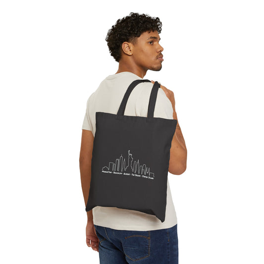 NYC Skyline • Yo Ang NYC Cotton Canvas Tote Bag