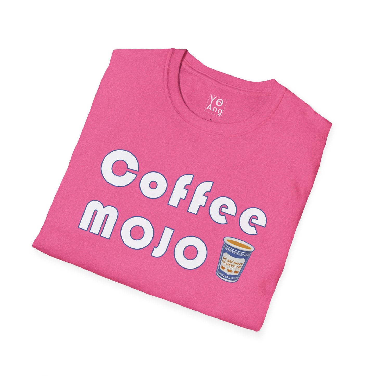 Coffee MoJo • YO Ang • Unisex Softstyle T-Shirt