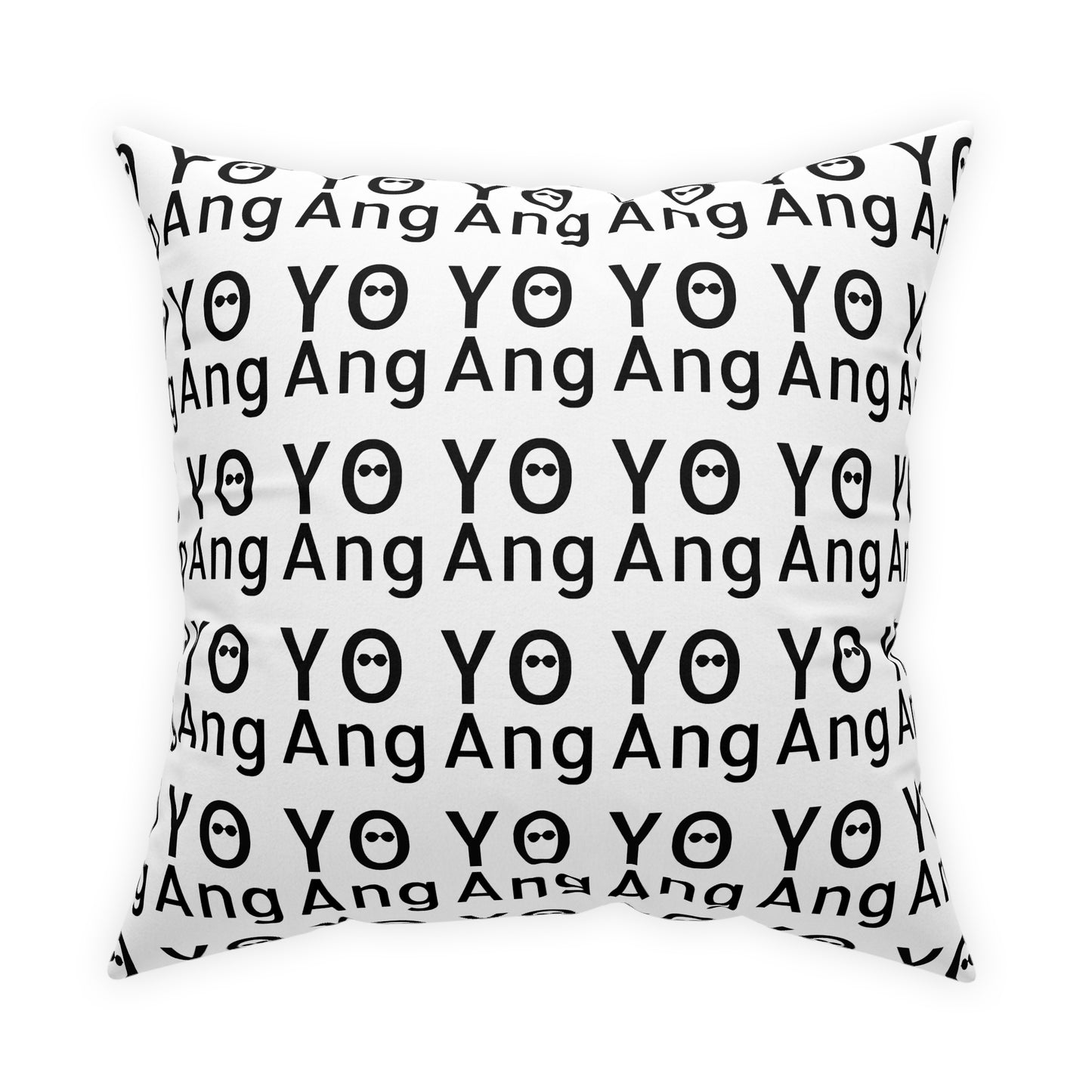 YO Ang • Logo • Broadcloth Pillow 5 Sizes Available!