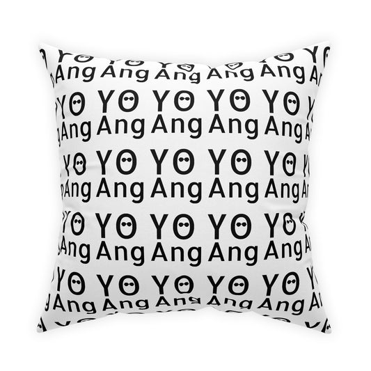 YO Ang • Logo • Broadcloth Pillow 5 Sizes Available!