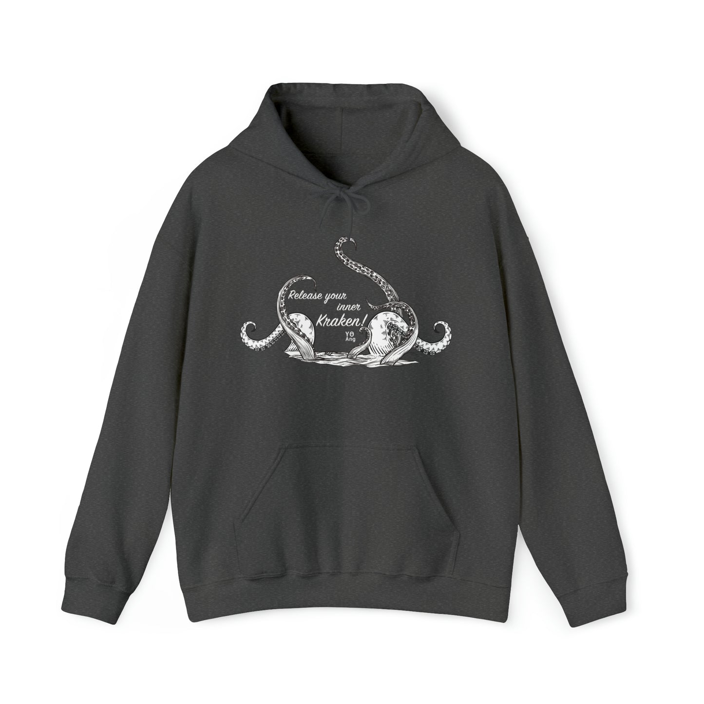 Release Your Inner Kraken! • YO Ang • Heavy Blend™ Hoodie Sweatshirt