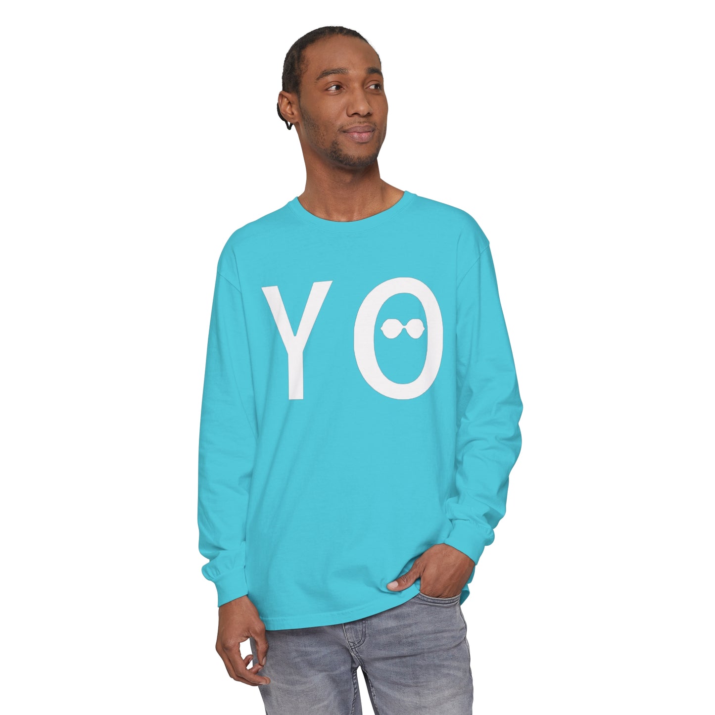 YO • YO Ang • Garment-dyed Long Sleeve T-Shirt