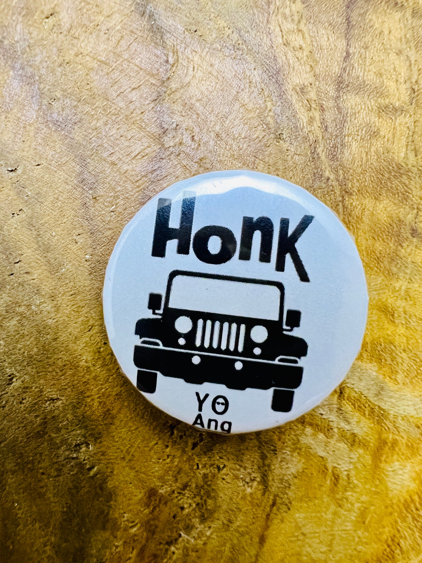HONK Jeep • Pin Button • 1” (25mm) • Qty 1