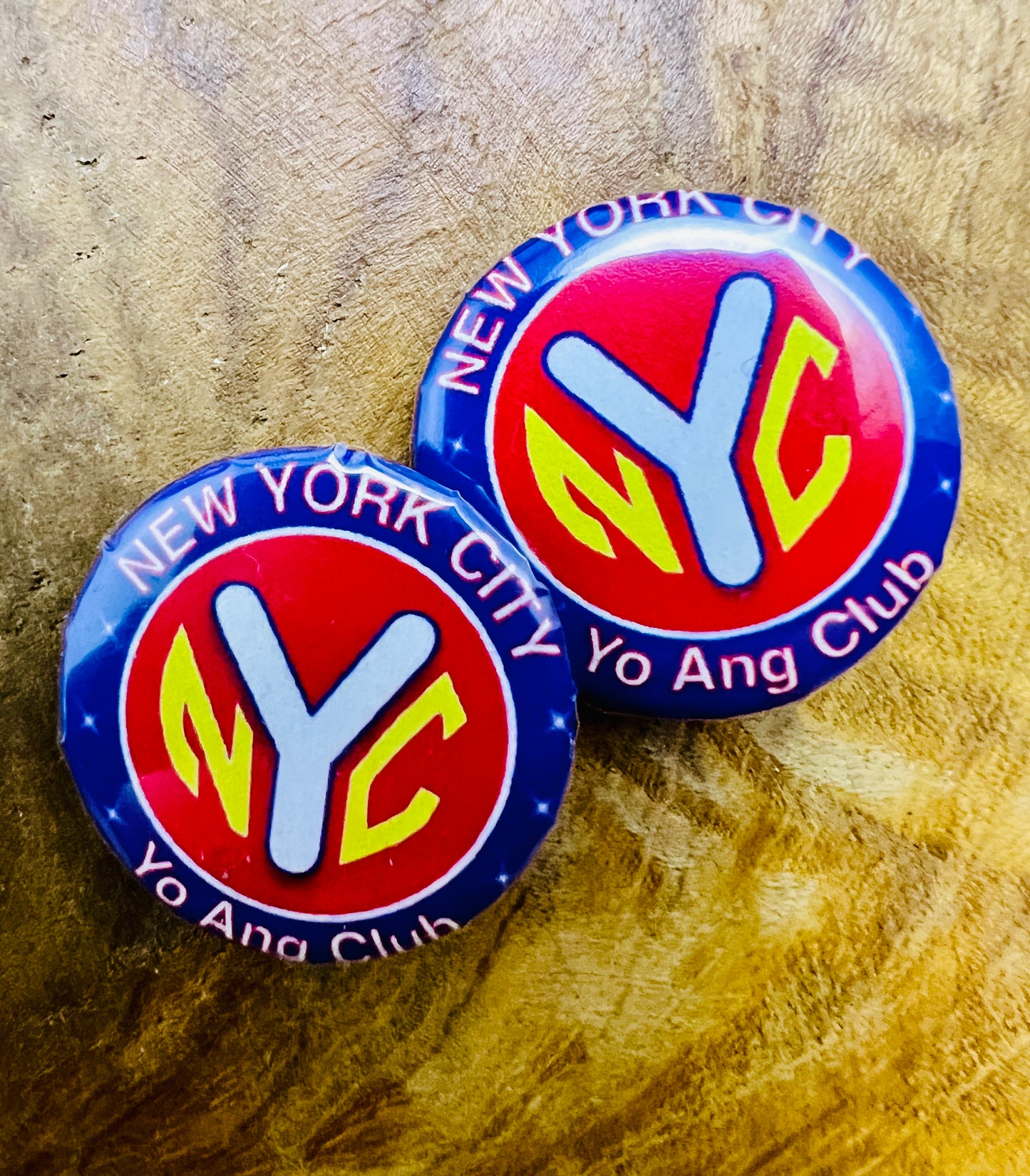 NYC Yo Club Token • Pin Button • 1" (25mm) • Qty 1